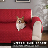 Waterproof Pets Sofa Cover - Reversible And Washable Couch Protector