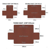 Waterproof Pets Sofa Cover - Reversible And Washable Couch Protector