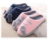 Welcome Home Kitty House Slippers