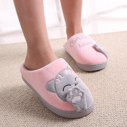 Welcome Home Kitty House Slippers