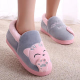Welcome Home Kitty House Slippers