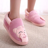 Welcome Home Kitty House Slippers
