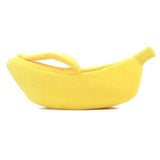 Colorful Plush Banana Peel Cat Bed