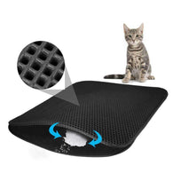 Double Layered Clean Cat Litter Mat